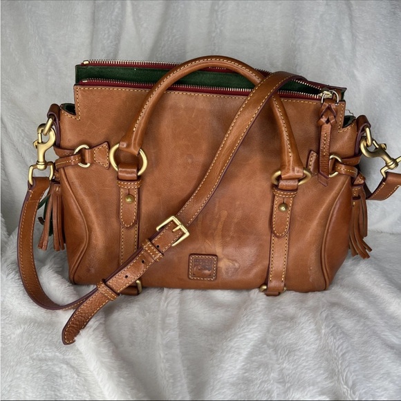 Dooney & Bourke Florentine (natural) Satchel- classic size - Picture 13 of 16